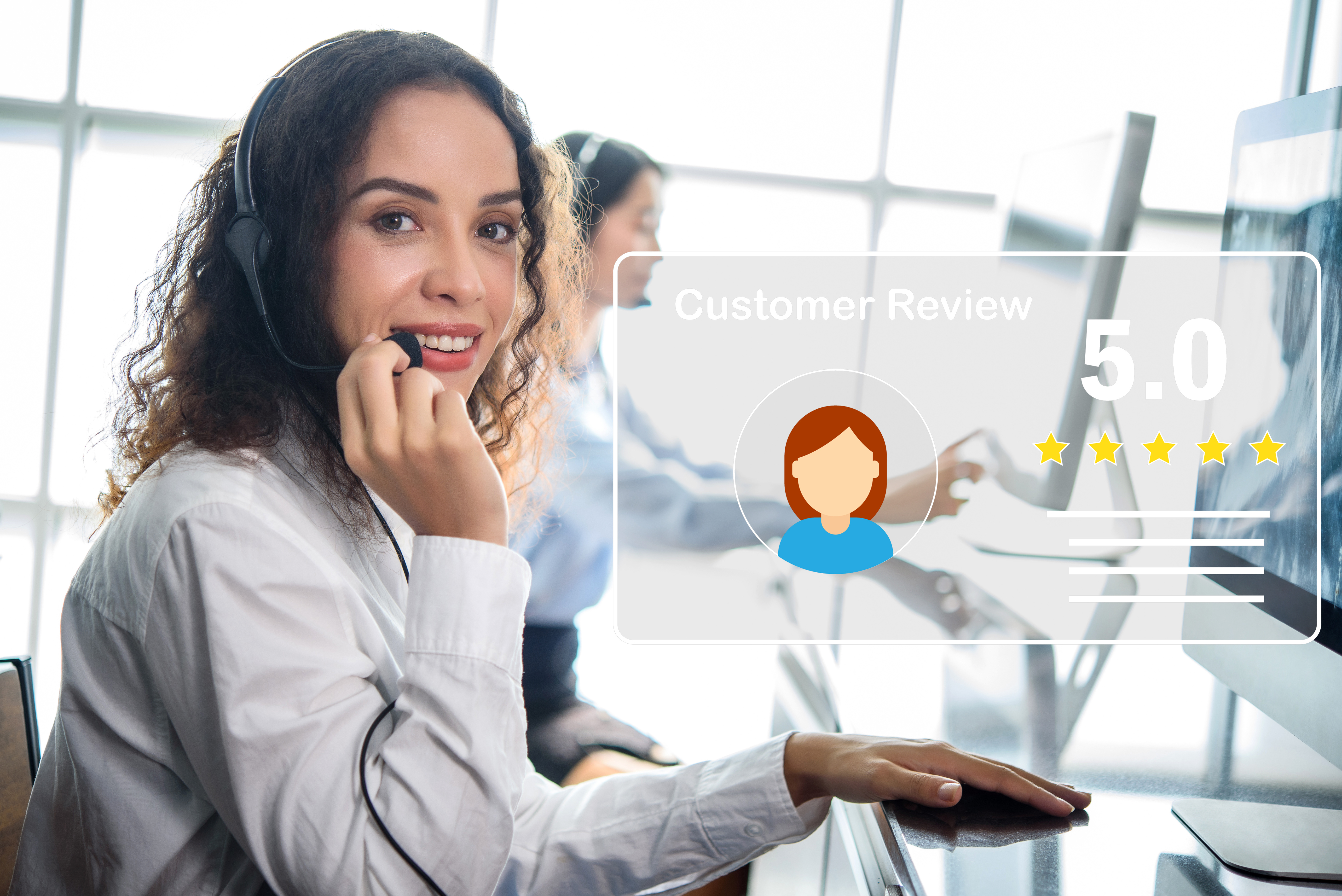 Positive customer review of call center support