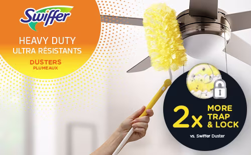 Heavy Duty Dusters Starter Kit - 2x More Trap & Lock vs Swiffer Duster