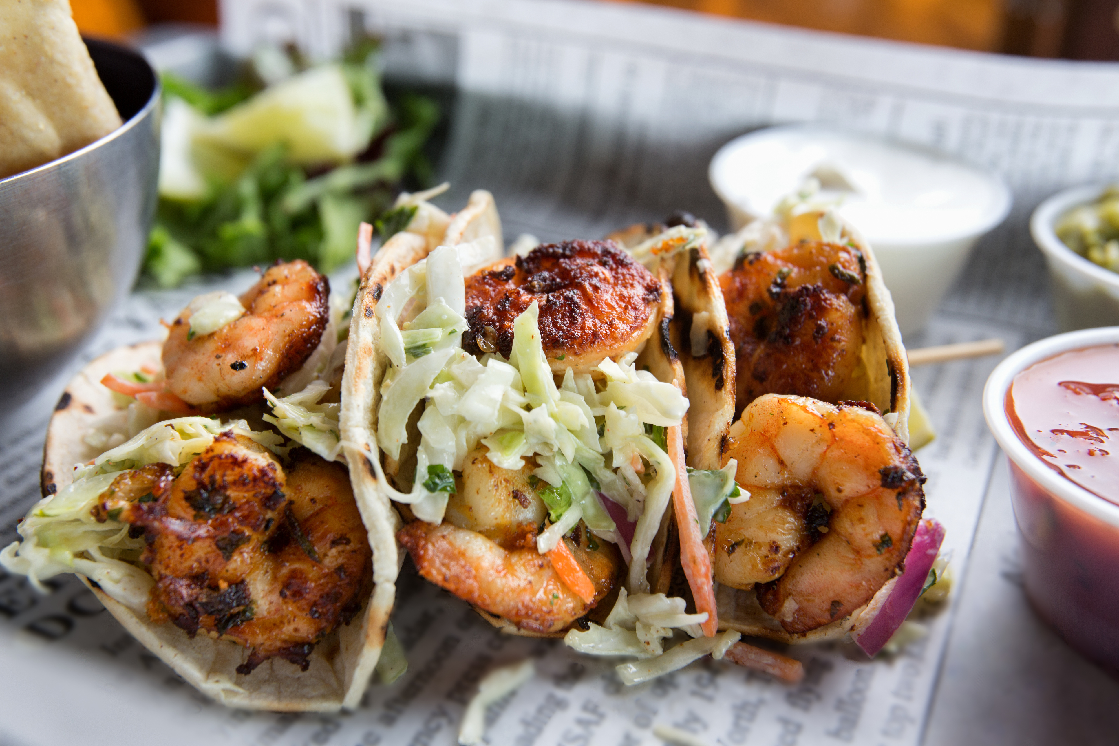 Shrimp tacos