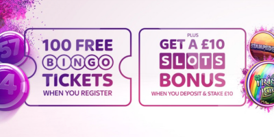 Get 100 Free Tickets & £10 Slots Bonus