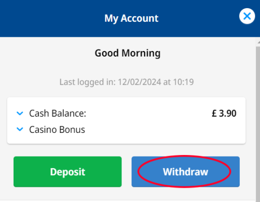 Betfred Withdrawal Options