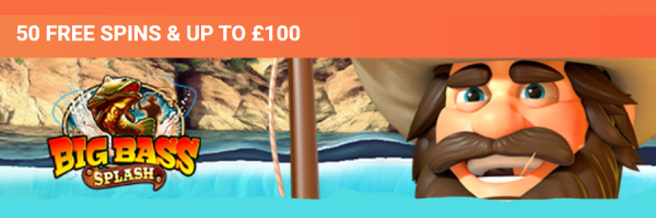 LeoVegas New Customer Offer - 50 Free Spins On Big Bass Splash Plus Up To £100