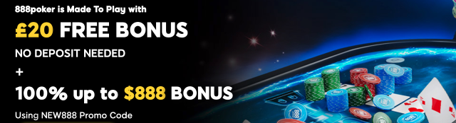 888sport New Customer Offer - 100% Deposit Bonus up to $888 - Poker
