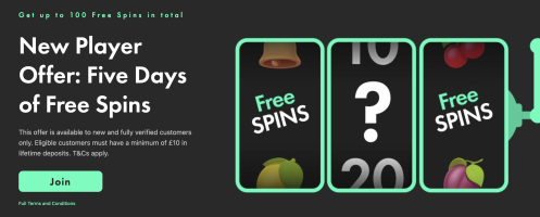 Bet365 New Customer Offer - Get up to 100 Free Spins - Games