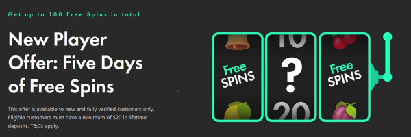 5 Days of Free Spins