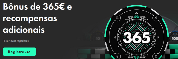 Bet365 Brasil - Pôquer - Pacote de Boas-vindas de até 365€