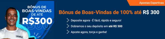 Rivalo New Customer Offer - Bônus de Boas-Vindas de 100% até R$ 300 - Sport