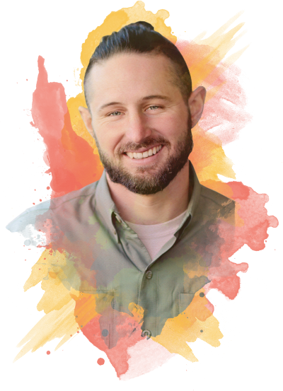 Portrait of Justin Watercolor portrait of Justin Lewis
