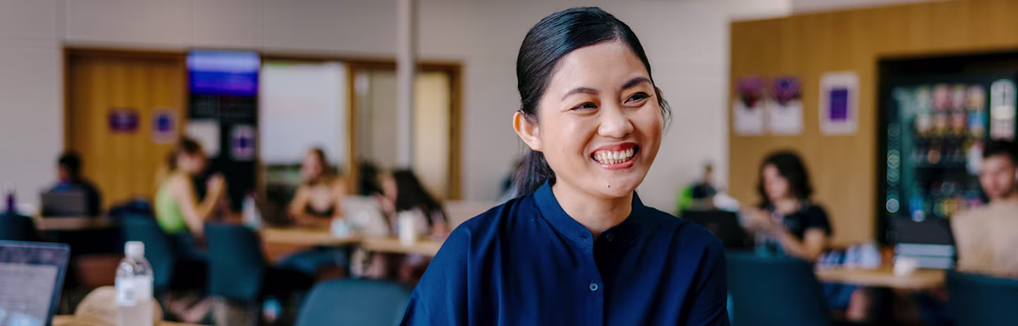 A student in IELTS Masterclass session