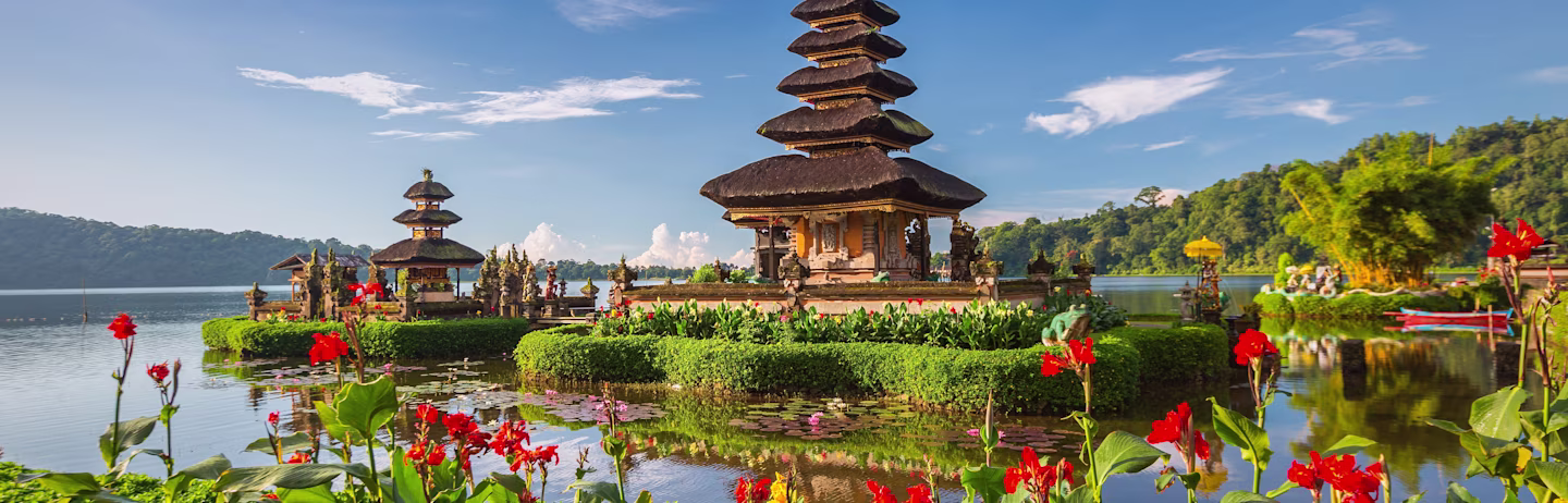 Water temple in Bali, Indonesia