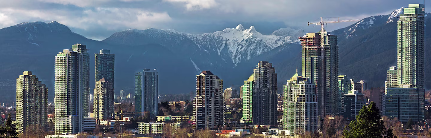 Burnaby Canada Skyline