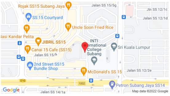 IDP Subang Jaya Map