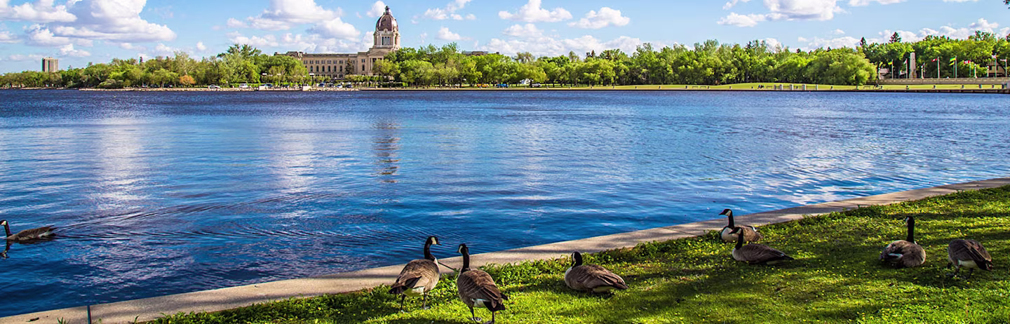 Lake in Regina Canada