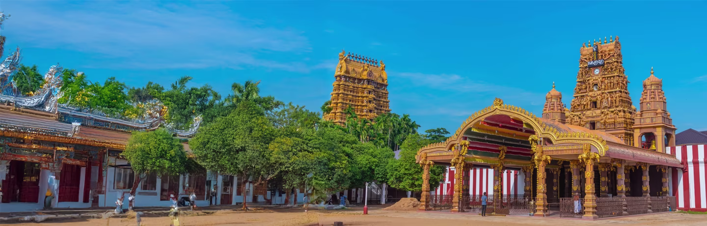 Aerial view of Jaffna