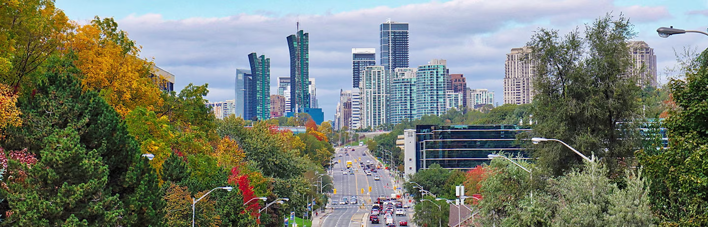 View of North York, ON, Canada