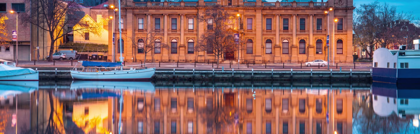 Hobart gallery of state historic architecture building, Tasmania, Australia