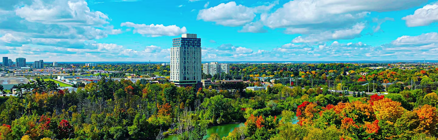 Brampton, Ontario, Canada at night