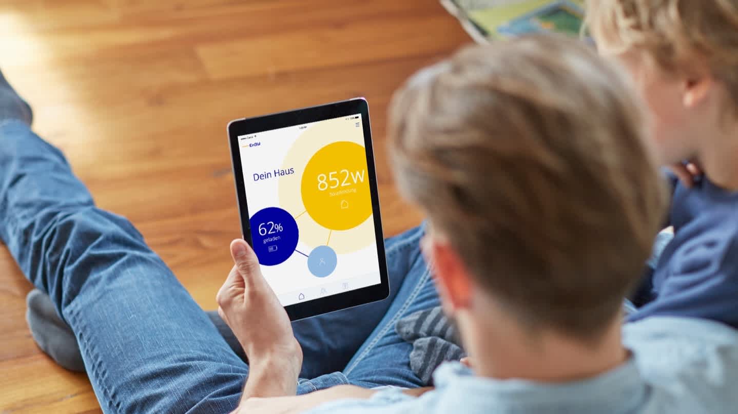 EnBW solar+ zeigt alle Daten der Solaranlage