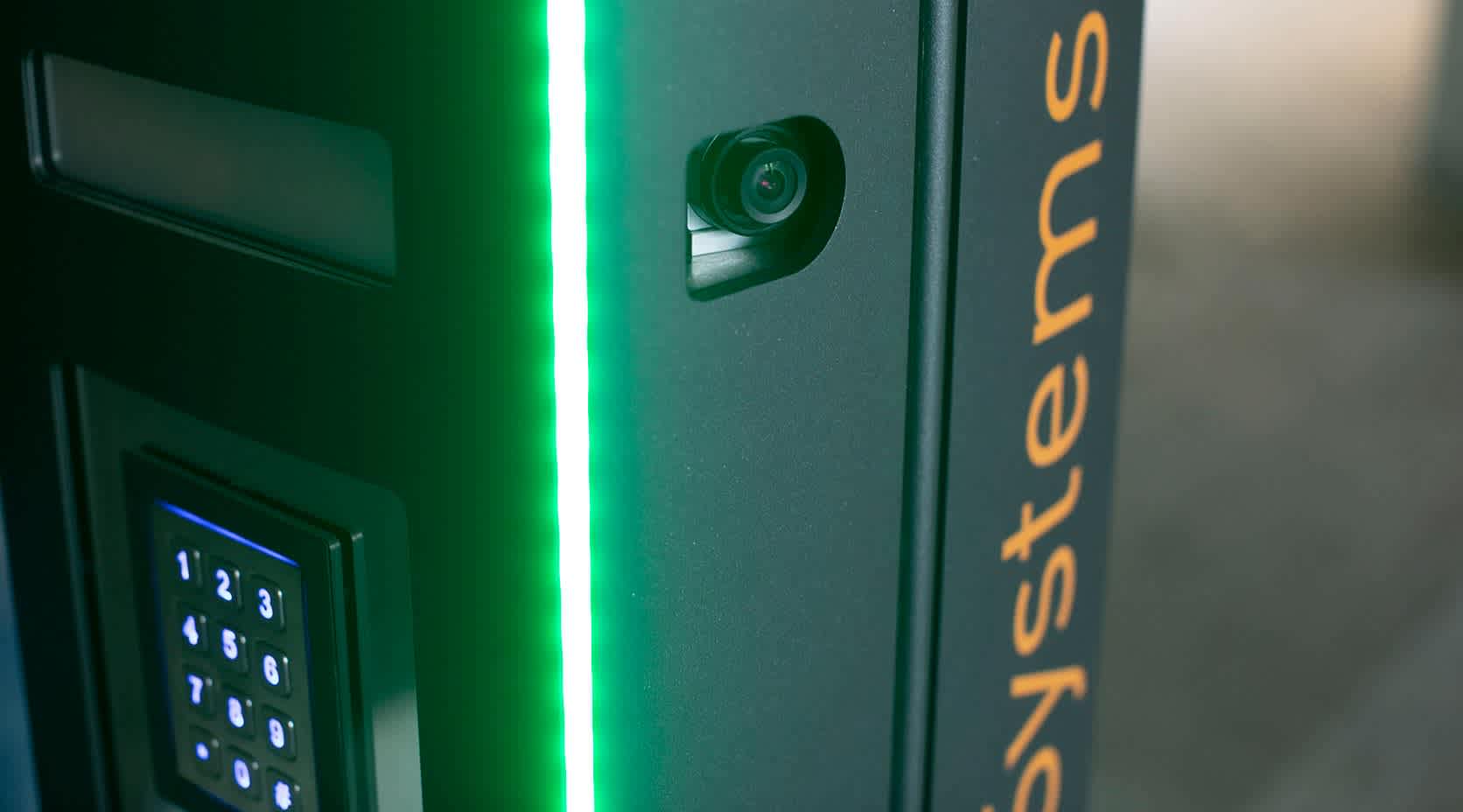 Das Kamerasystem einer EnBW BarrierSystems Stele