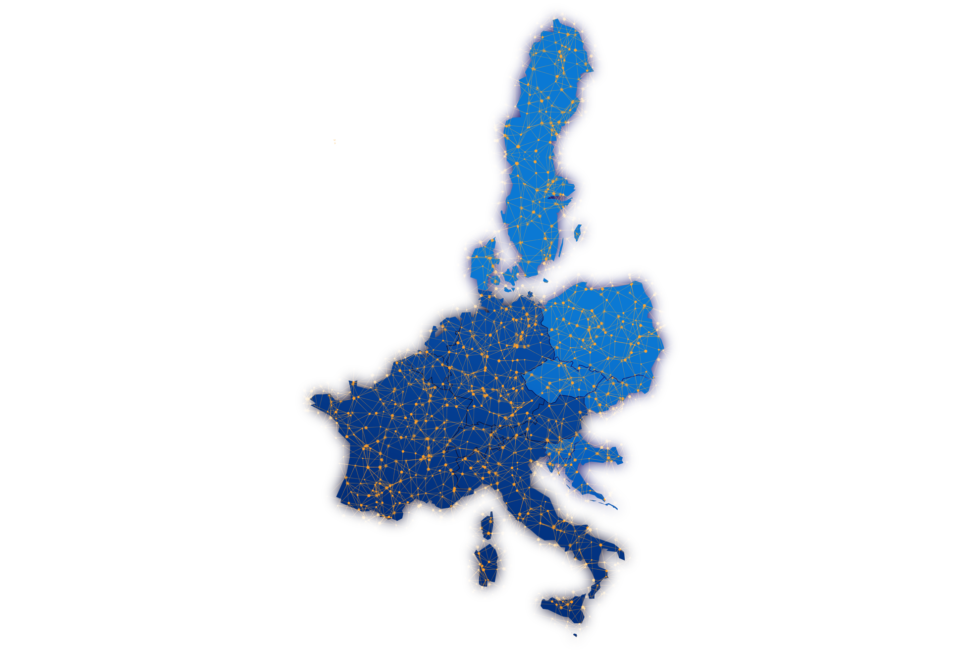 Europakarte EnBW Road2Europe