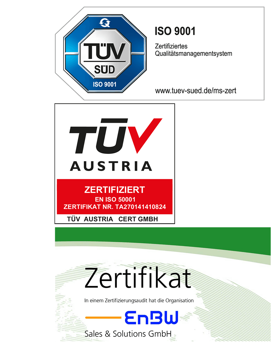 SSG Sales Solution QMS Zertifkate