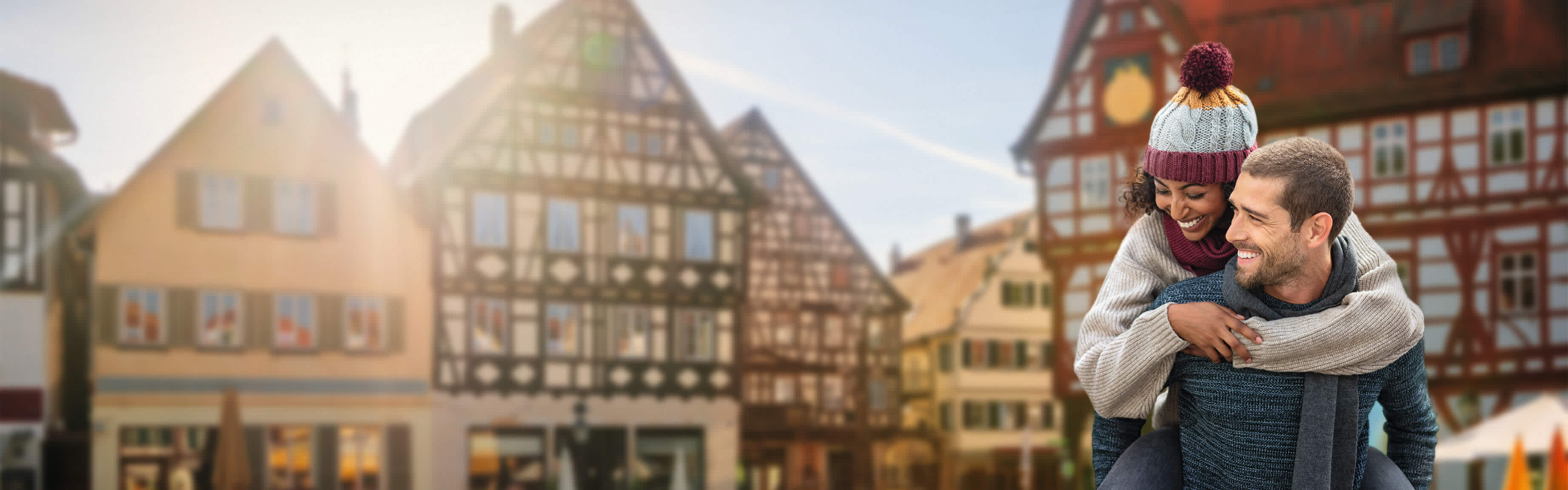 Junges Paar in Bad Urach