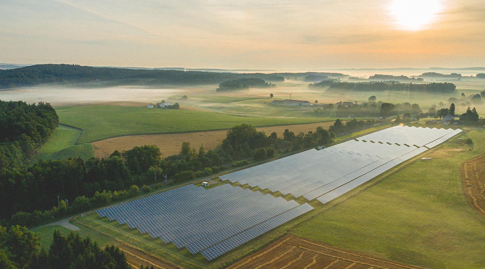 EnBW Solarpark in Ingoldingen