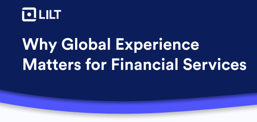 Why Global Experience Matters for Financial Services