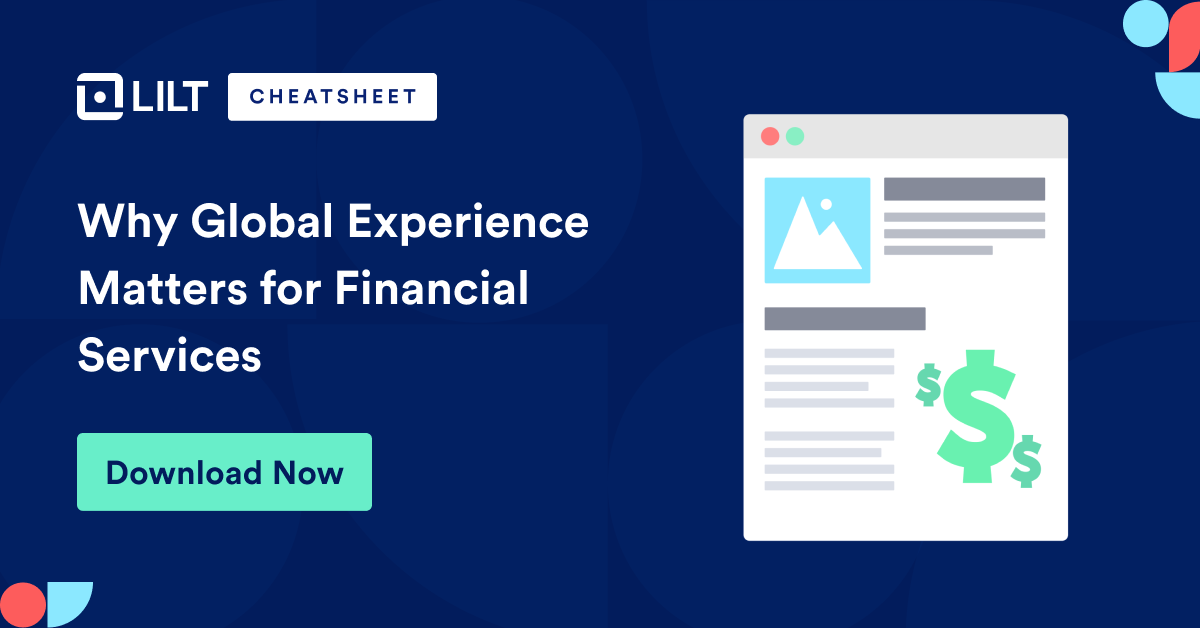 Why Global Experience Matters for Financial Services