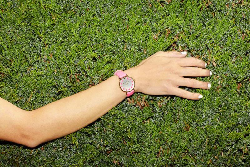 Women's pink watch