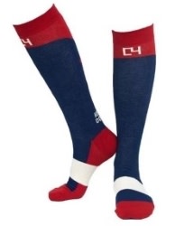 CR Riding Socks in Navy/Red product shot