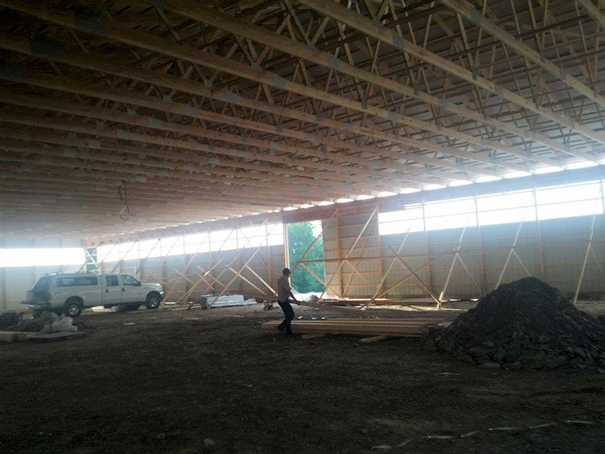 building indoor arena