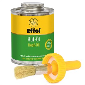 Cannister of Effol hoof oil for horses.