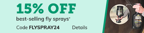 Click for a discount on select fly sprays! 