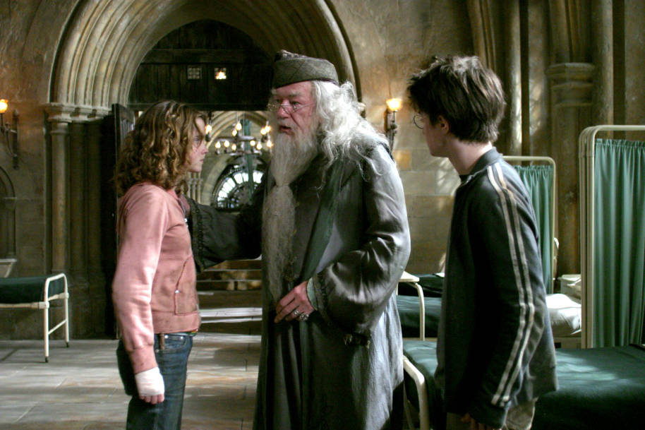 Dumbledore suggests Hermione to use the Time Turner in the Hosital Wing 