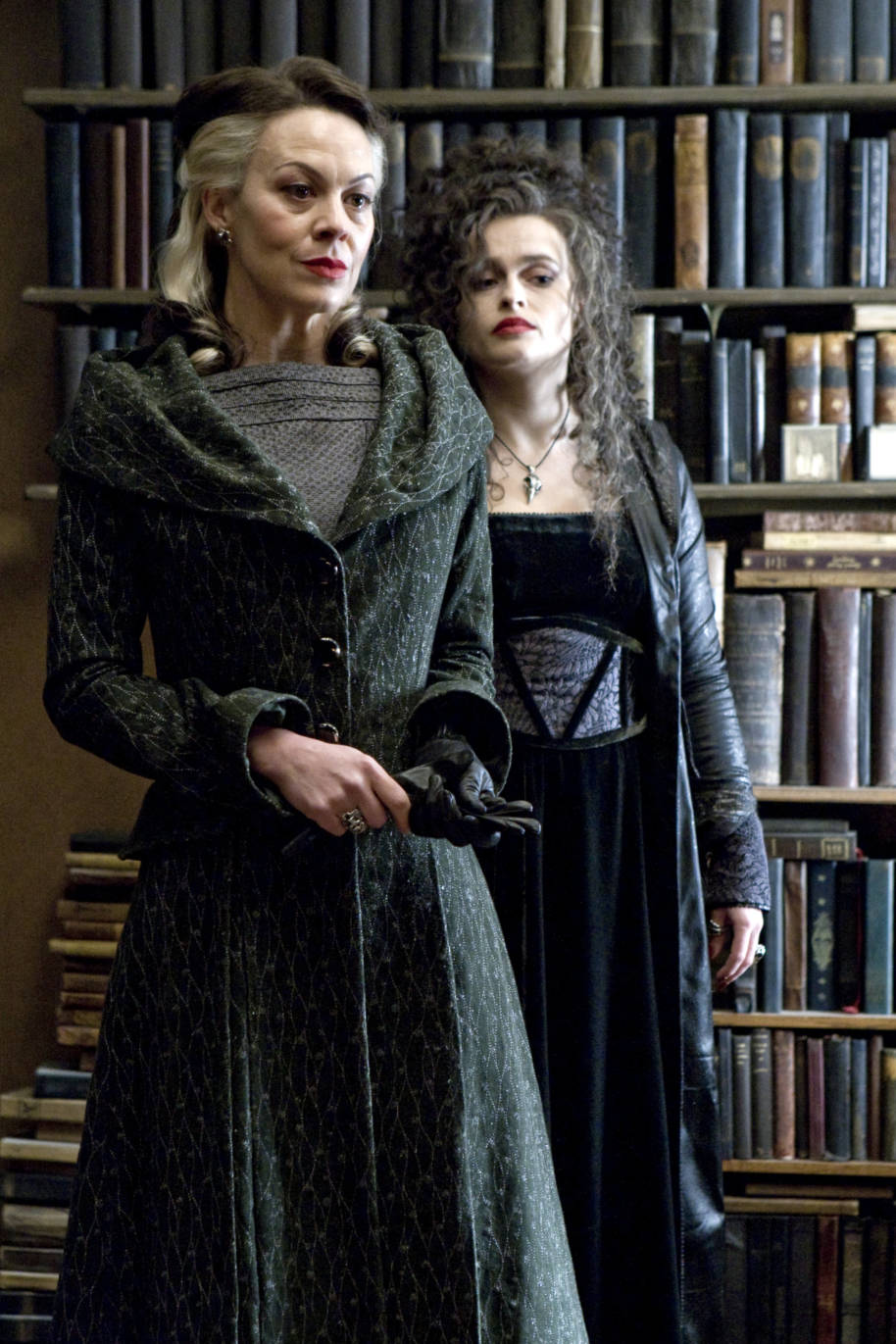 Narcissa and Bellatrix at Spinners End 
