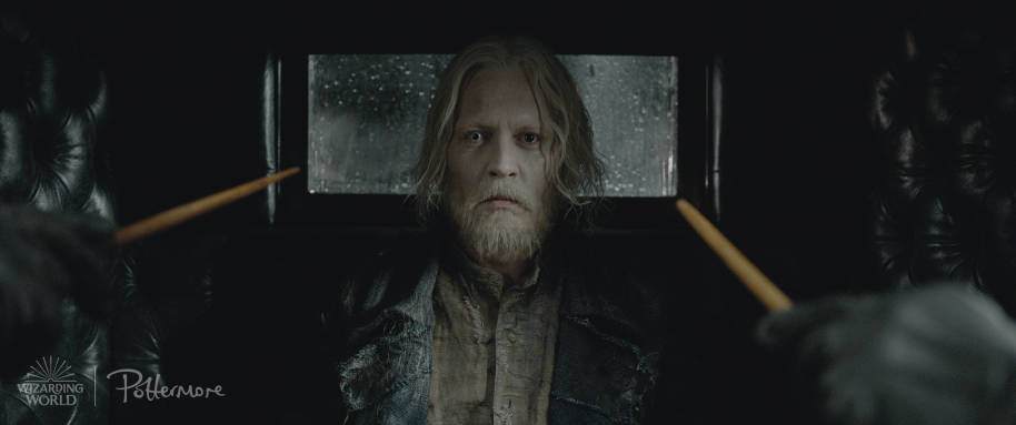 Bearded prisoner Gellert Grindelwald from the Fantastic Beasts: Crimes of Grindelwald trailer