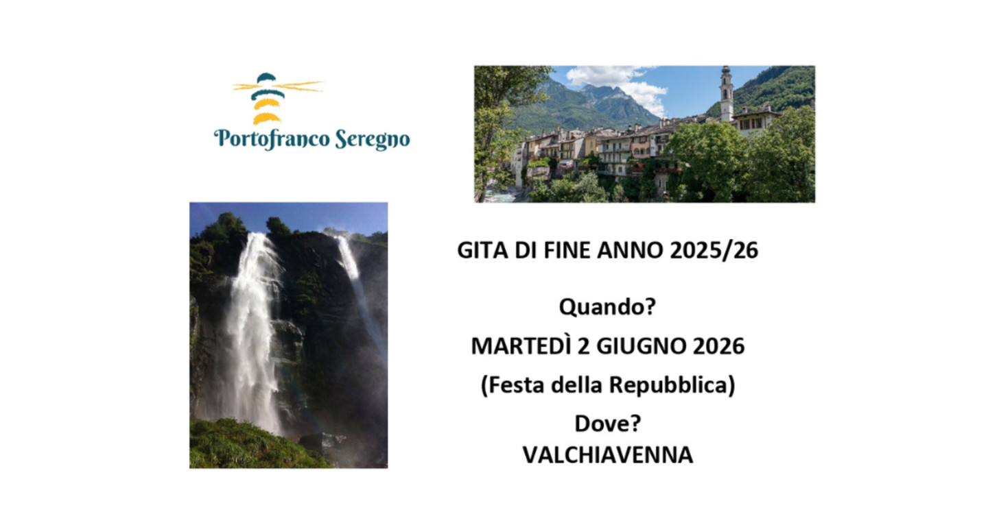 Gita di fine anno 2025/2026 Gita di fine anno 2025/2026