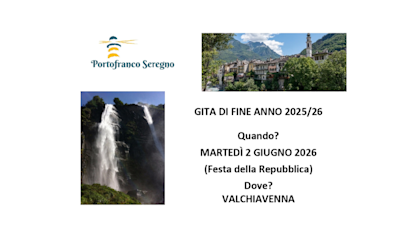 Gita di fine anno 2025/2026 Gita di fine anno 2025/2026