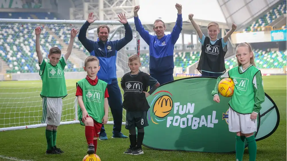 The IFA launch online booking for football camps in partnership with Pitchbooking and McDonalds. The IFA launch online booking for football camps in partnership with Pitchbooking and McDonalds.