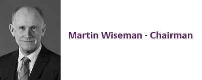 Martin Wiseman - Chairman Martin Wiseman - Chairman