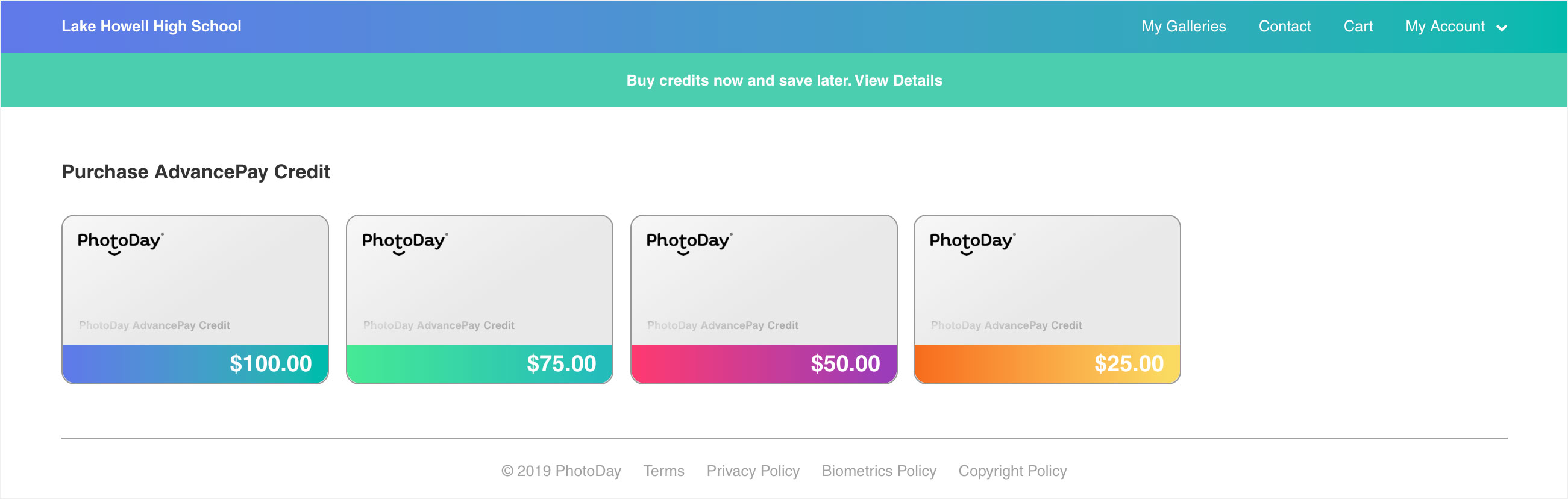 Customer gallery - credits