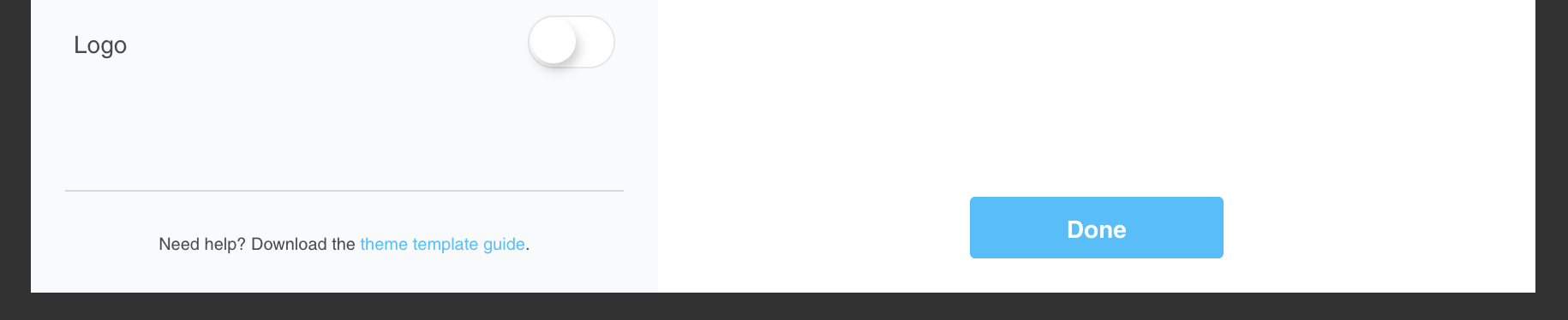 logo toggle