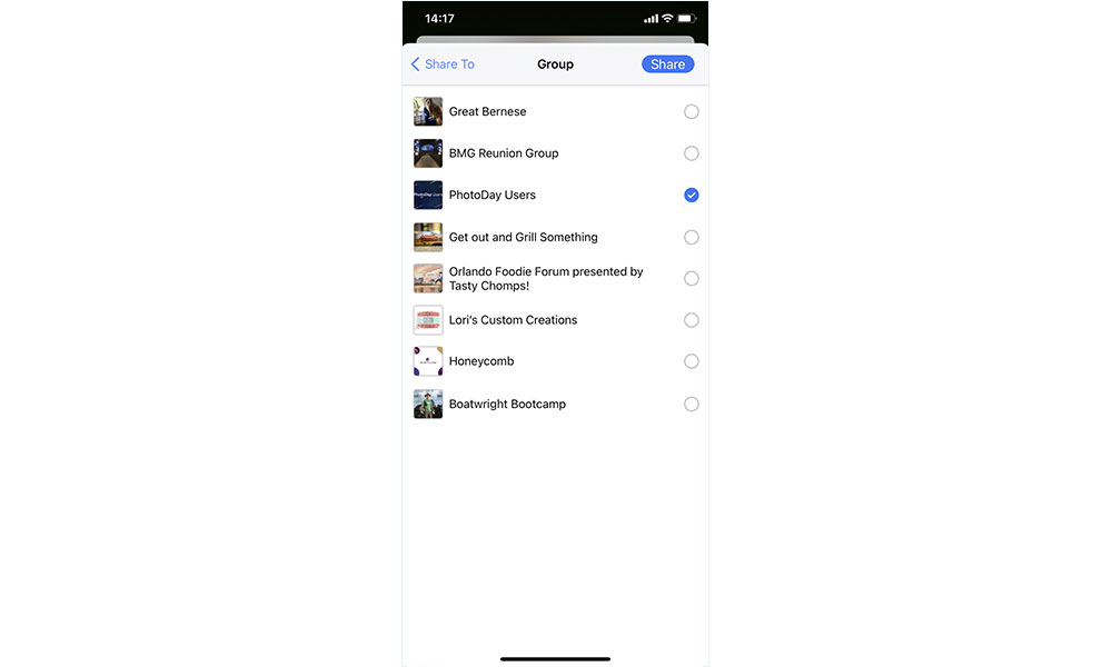 dashboard group list