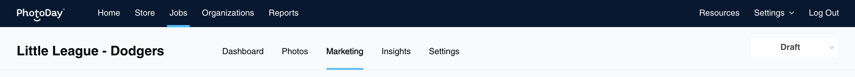 Marketing in nav