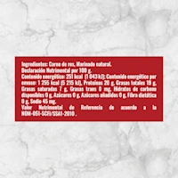 80694 FILETE DE RES EN CUBOS Info nutrimental