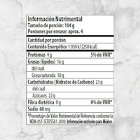 82150 HELADO DE FRESA HÄAGEN DAZS 473ML Info Nutrimental