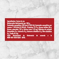 81565 CARNE MOLIDA DE RES 80 20 Info Nutrimental