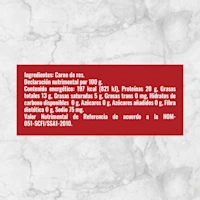 81323 BISTEC PARA ASAR DIEZMILLO DE RES Info Nutrimental