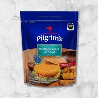 HAMBURGUESAS DE POLLO EMPANIZADAS